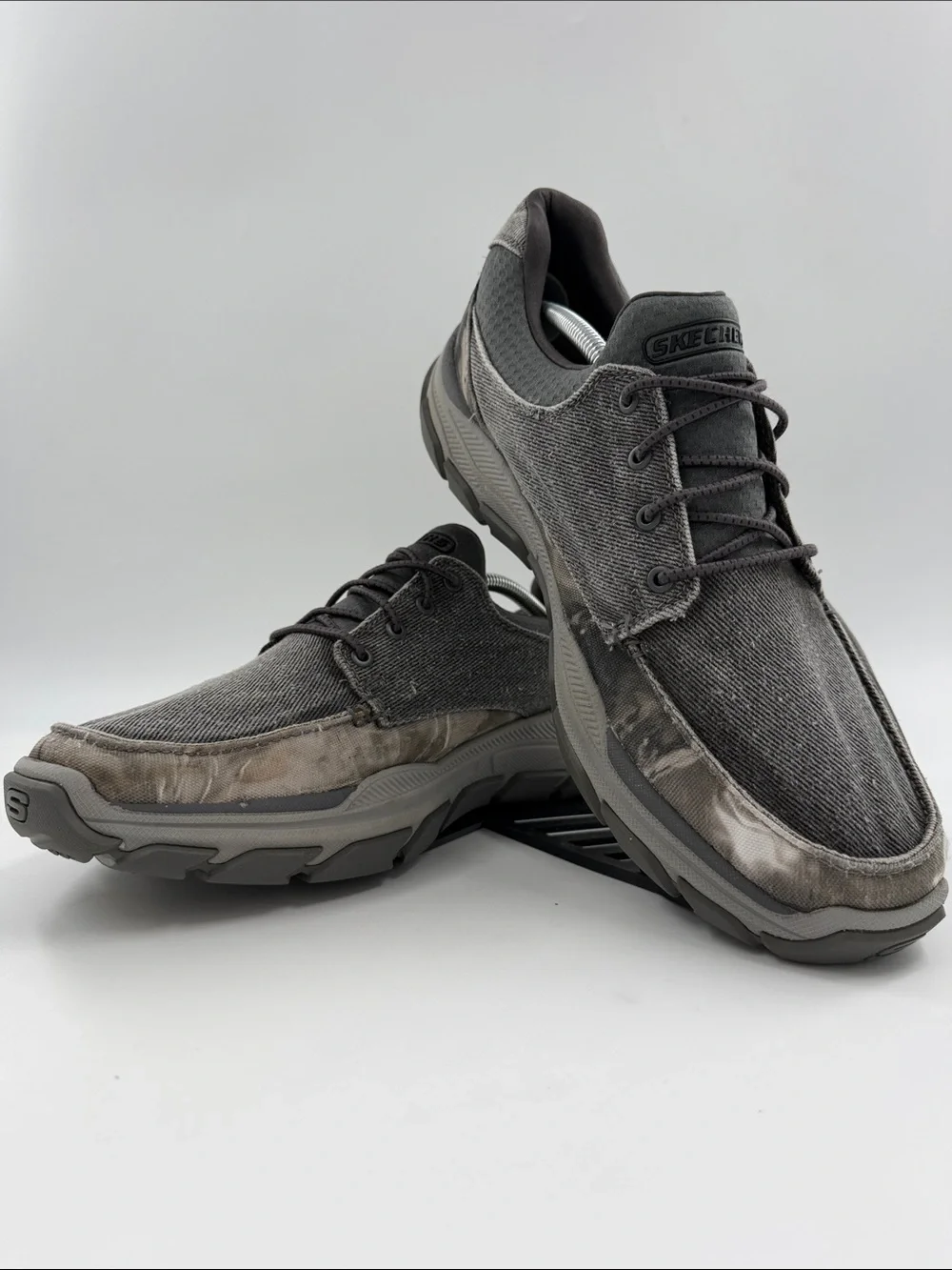 Skechers Relaxed Fit: Respected - Loleto Mossy Oak Camouflage Slip Ins Mens 12.0